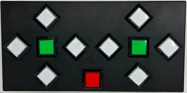 Dance Dance Revolution White Cabinet Arcade Selector Box - 2 Player