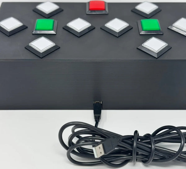 Dance Dance Revolution White Cabinet Arcade Selector Box - 2 Player