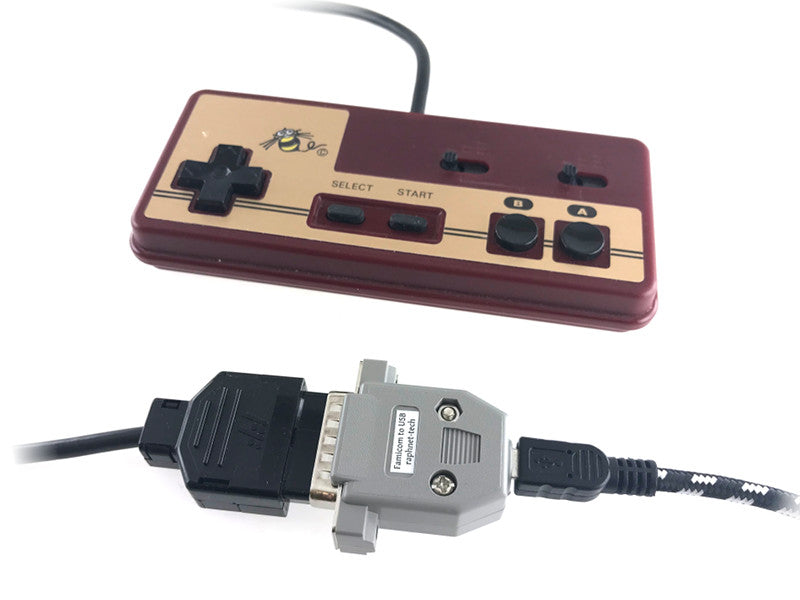 Famicom External Controller Famicom Controller to USB Adapter - V2 – Rhythm Gamer